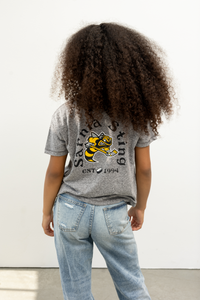 Line Change Relaxed Youth Grey Tee