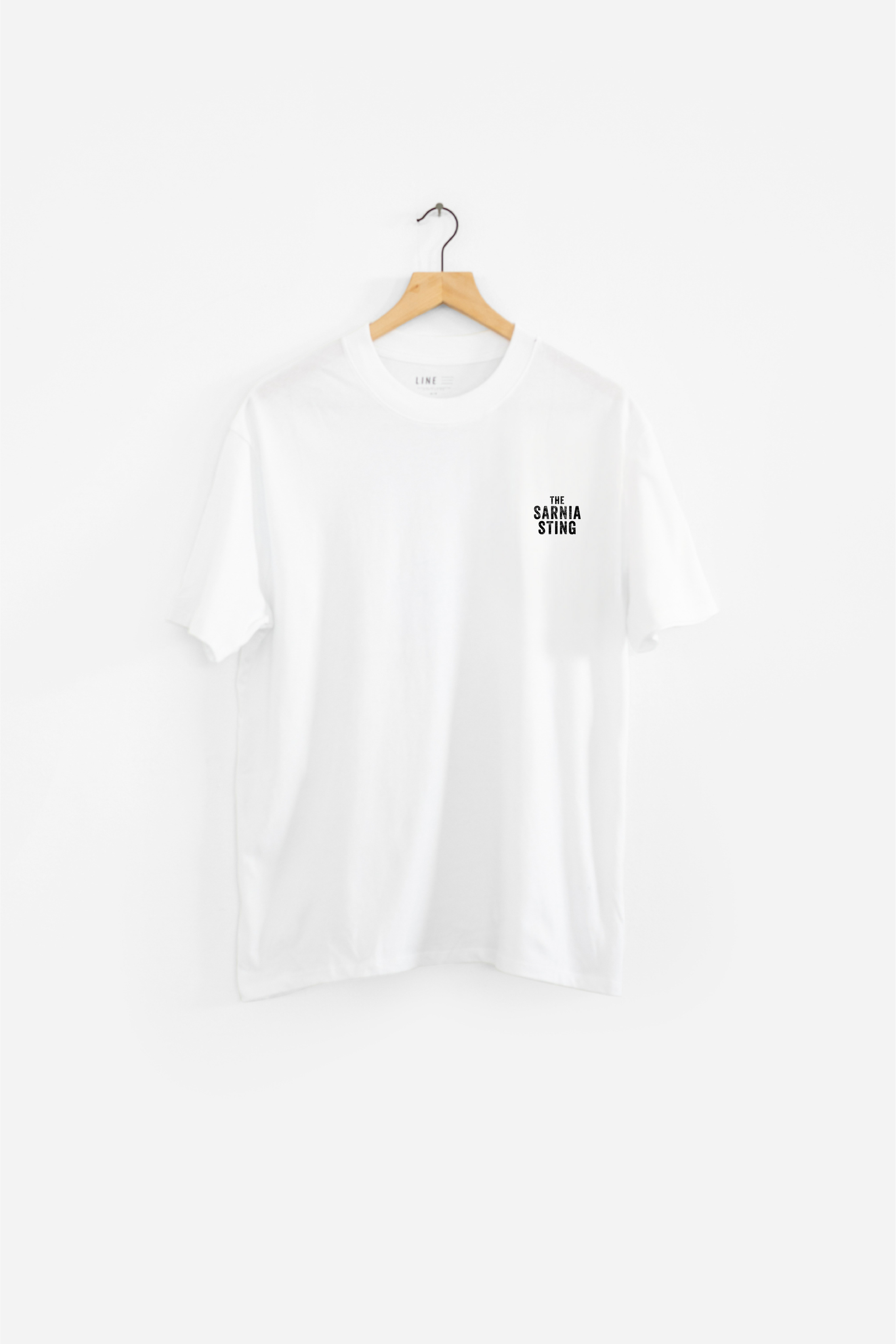 White Line Change Ticket Tee