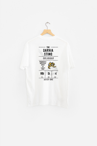 White Line Change Ticket Tee