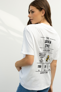 White Line Change Ticket Tee