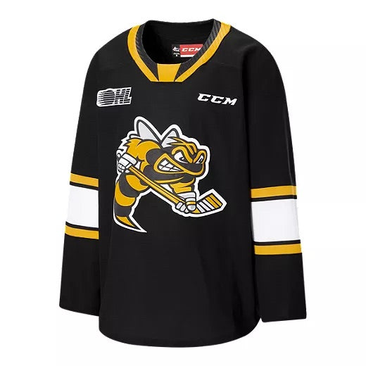 CCM Black Replica Jersey - Adult – Sarnia Sting Shop - The HoneyPot